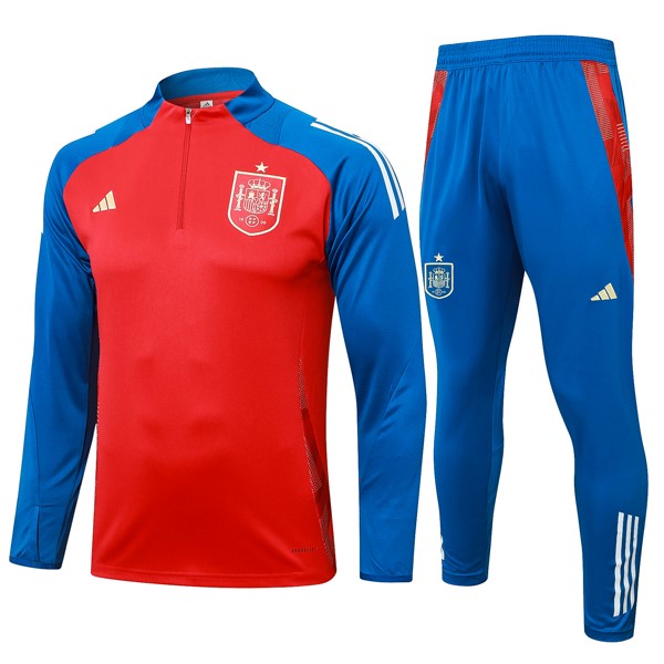 Sudadera De Training España 2024-25 Rojo Azul 3